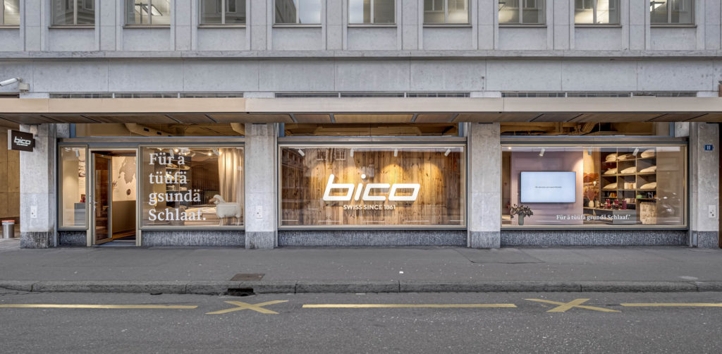 BICO Showroom an der Pelikanstrasse in Zürich